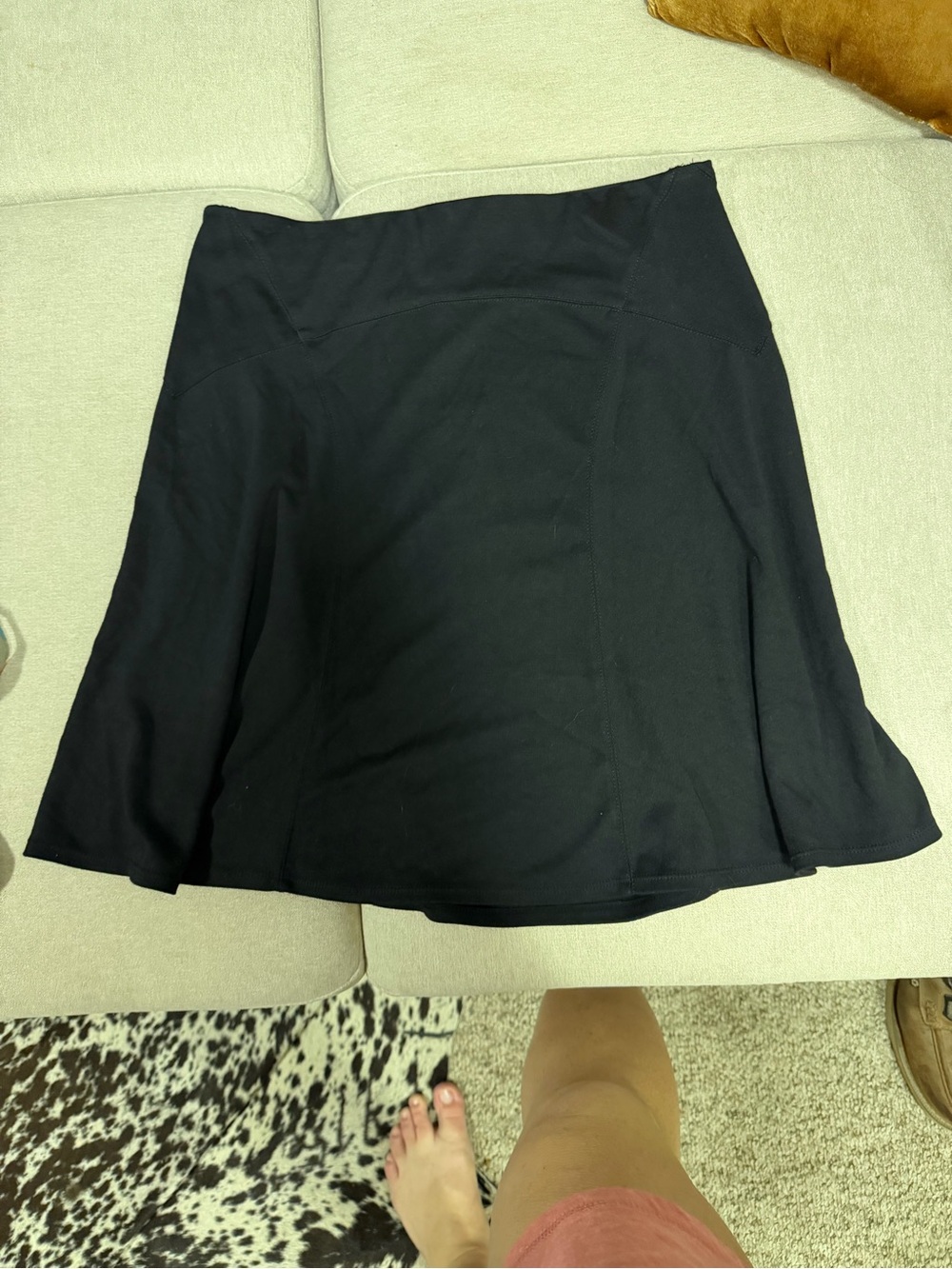 Max Studio Black A-Line Skirt